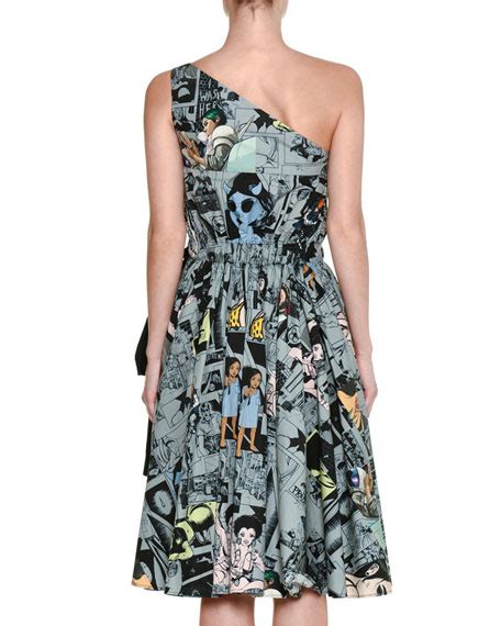 prada comic print dress|Prada One.